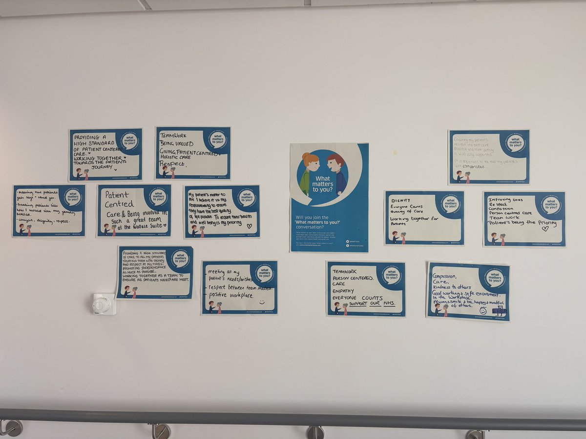 What Matters To staff at Ward 1 &amp; 2 Clackmannan County Hospital #wmty <a href="/NHSForthValley/">NHS Forth Valley</a>