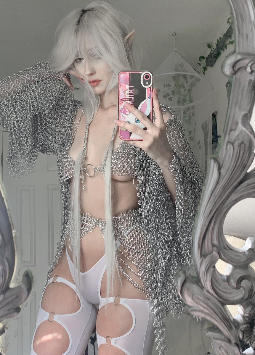 Styrlingelf's tweet photo. 🤍⚔️ chainmailden https://t.co/7NQiwfMoRo
