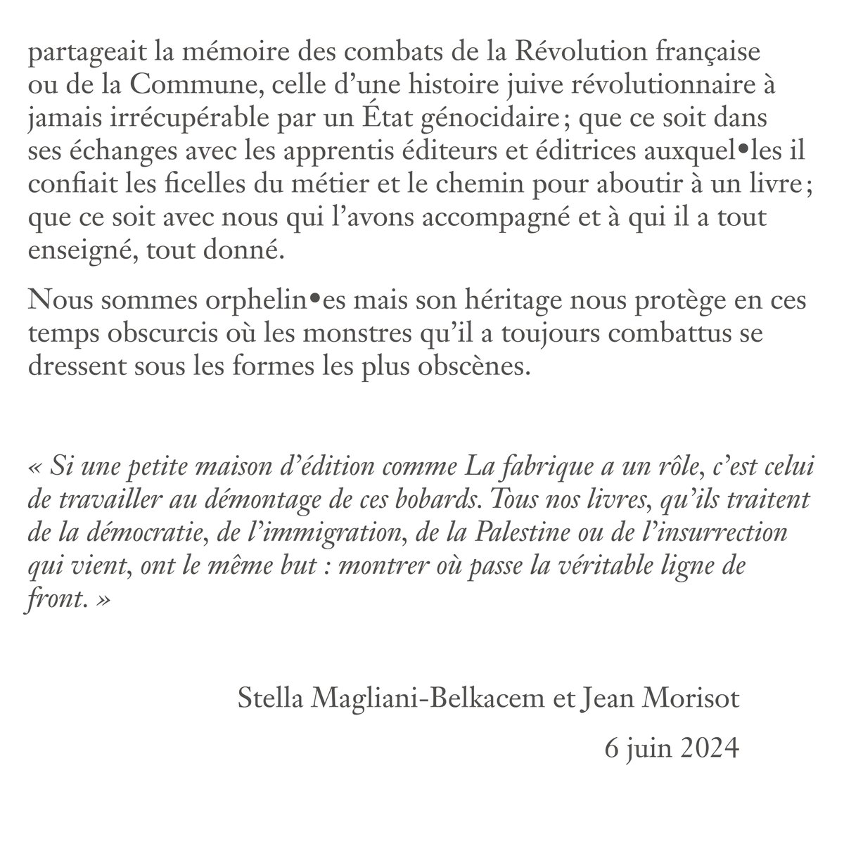 La fabrique éditions (@ed_lafabrique) on Twitter photo 