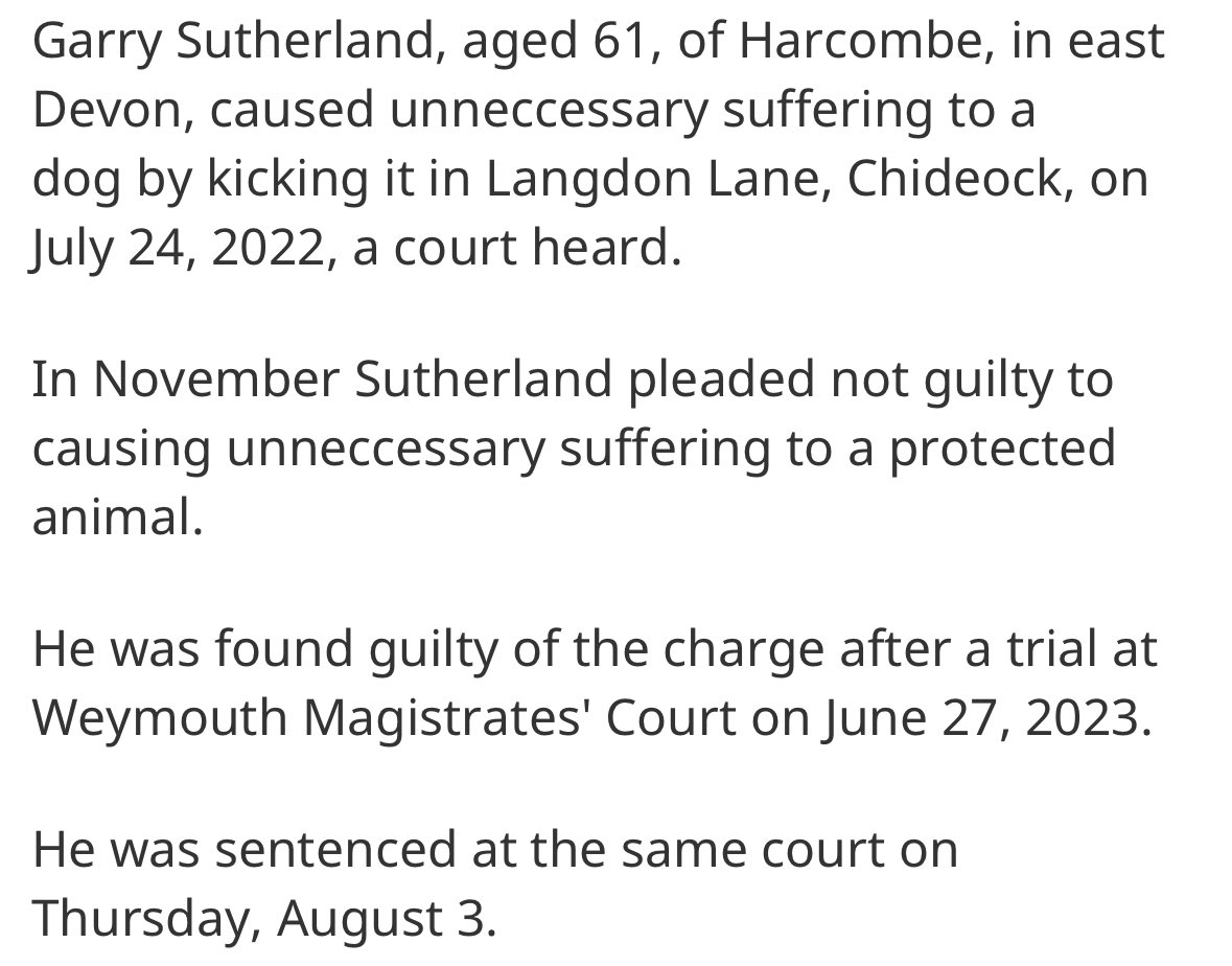 Garry Sutherland is an animal abuser. 

Now selected as a prospective parliamentary candidate for the Reform Party.