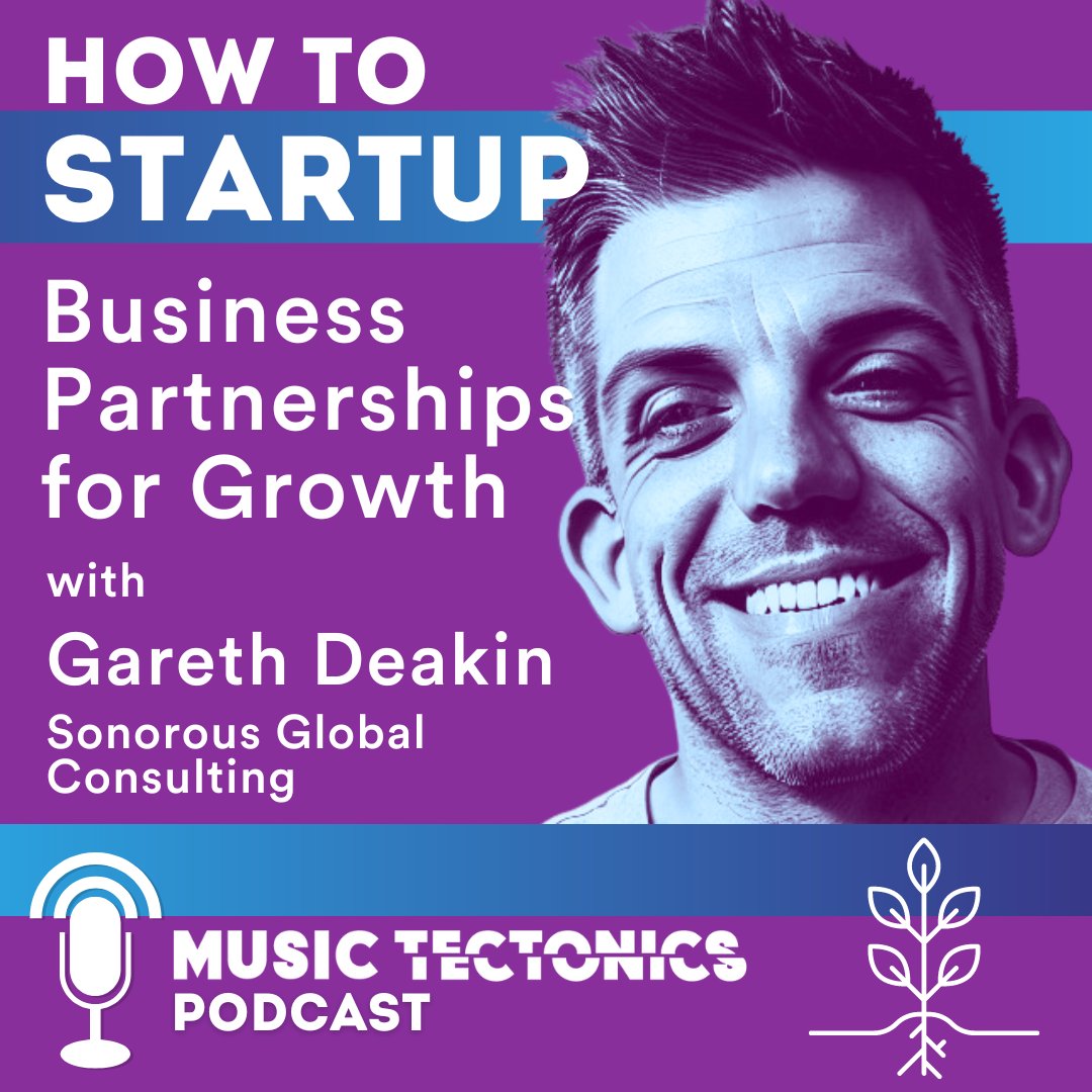 MusicTectonics's tweet image. Startups, are you seeking the partnerships that grow buisnesses, or are you wasting your time? Learn the difference with Gareth Deakin!
Listen: kite.link/Gareth_deakin
+ subscribe to catch our new #HowToStartup podcast series for music innovators, founders, &amp;amp; dreamers!