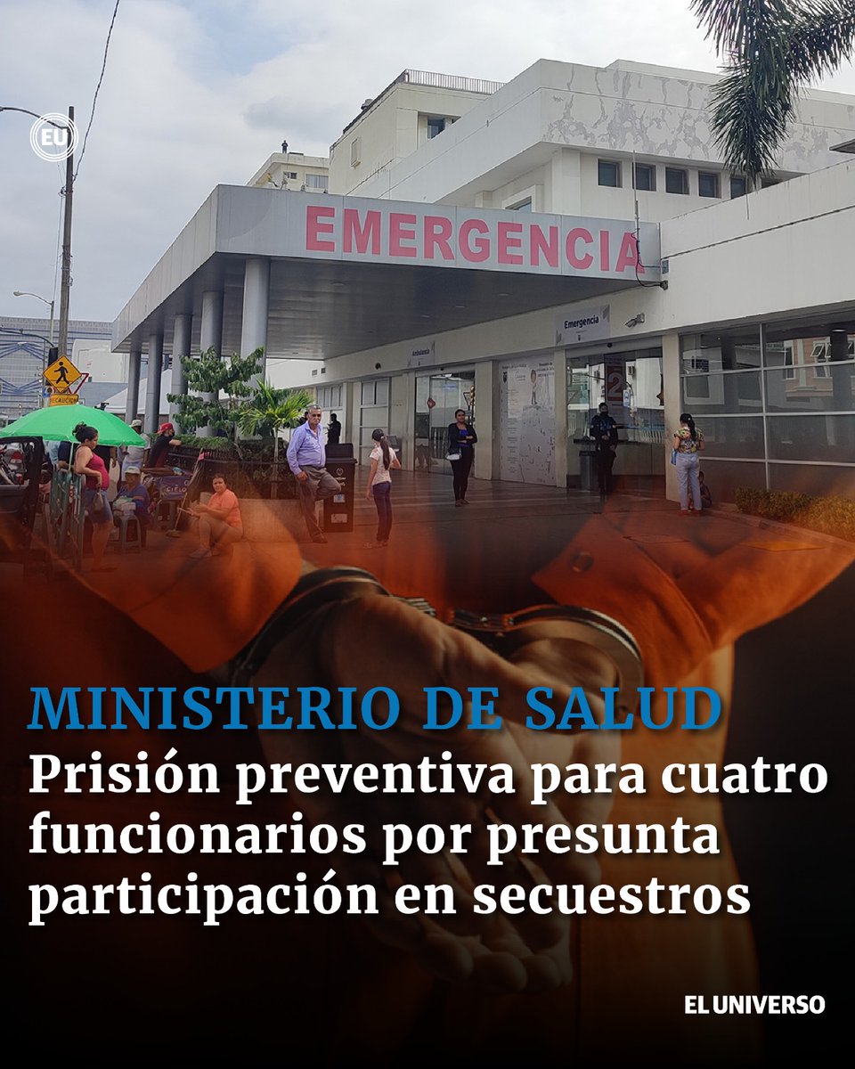 eluniversocom's tweet image. #Secuestros | El ministro Franklin Encalada confirmó que los servidores fueron desvinculados de la cartera de Estado. ow.ly/pkMu50SaWOf
