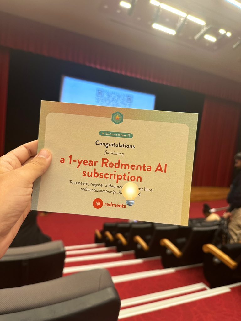 Had a great day at #SUMitDubai24 thanks to <a href="/AltaEdu23/">ALTA Education</a>. A fantastic deep dive into adaptive teaching and different strategies to create a classroom where all children can thrive mathematically. Super excited to try out my <a href="/redmenta/">Redmenta</a> prize too!
