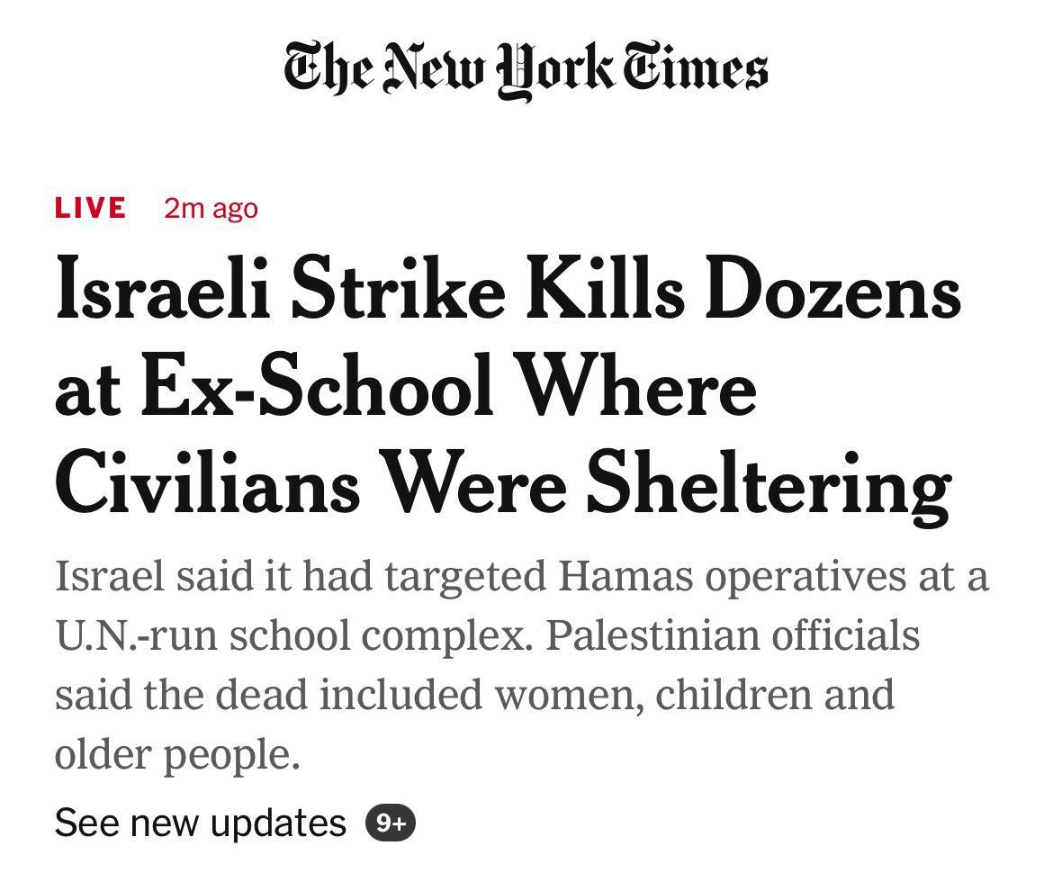 abierkhatib's tweet photo. Ex- school!!! wtf is Ex- school? 

Journalism is certainly living its darkest ages. https://t.co/RG42tgj271