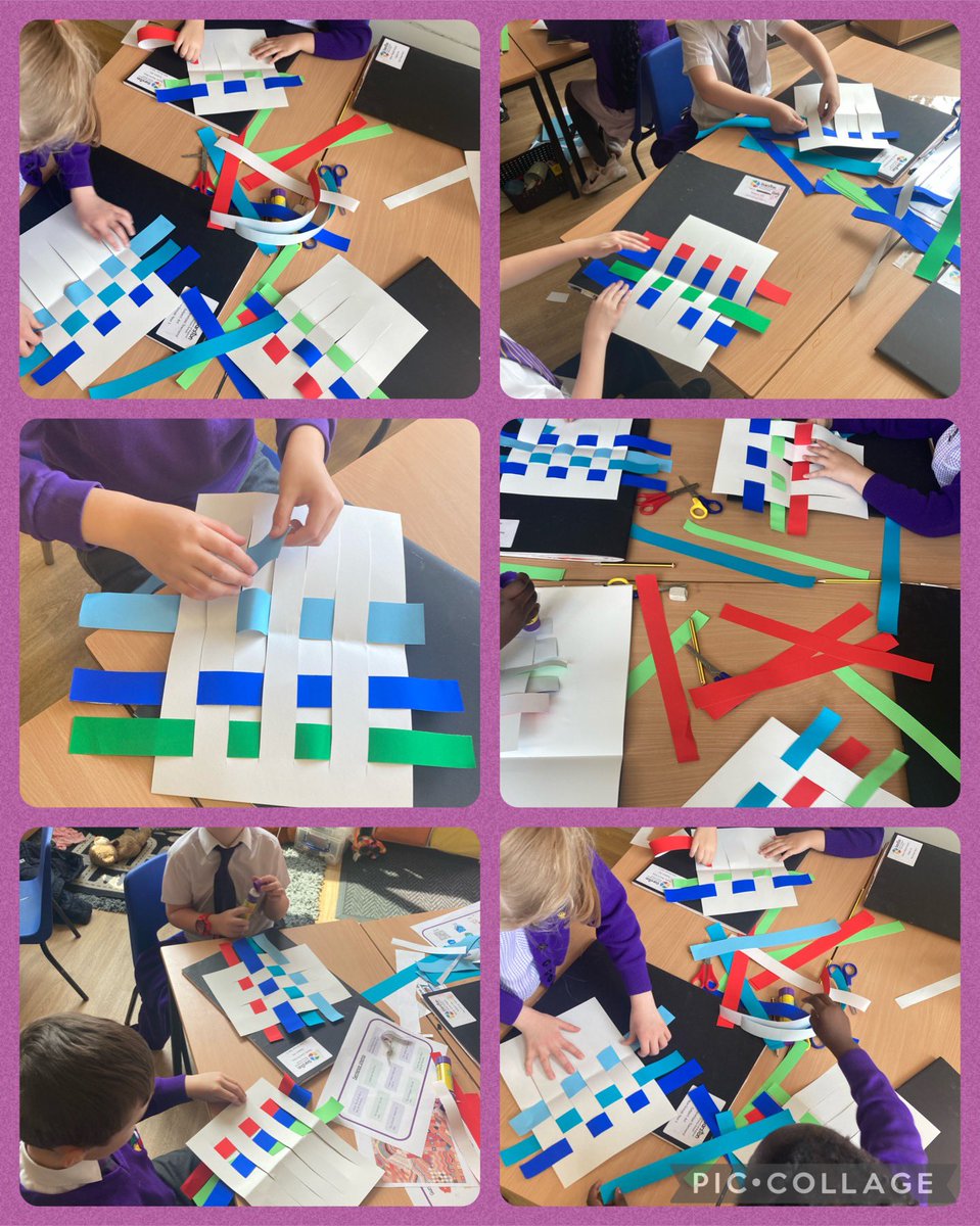 Today we have been looking at the work of Gunta Stolzl. We then had a little try at weaving to build on our skills 🖼️ #artists <a href="/GarstonCE/">GarstonCE</a>