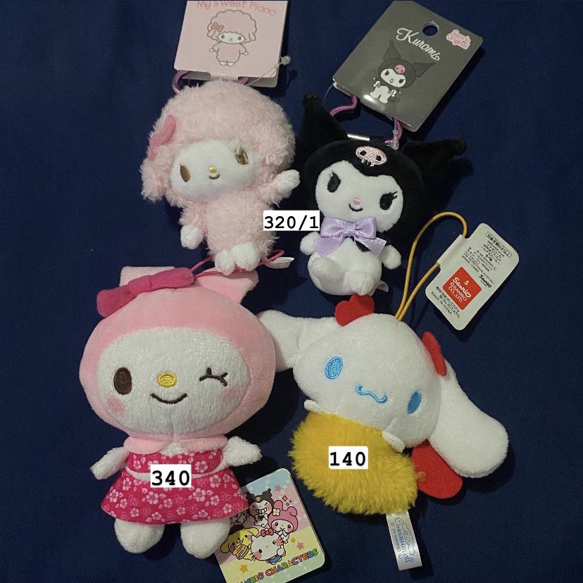fluffy0w's tweet photo. พร้อมส่ง / wts 
เปียโน คุโรมิ มายเม ชินนาม่อน ราคาในภาพรวมส่งแล้ว สนใจ สอบถาม dm #ตลาดนัดsanrio https://t.co/YfWRV6rEqB