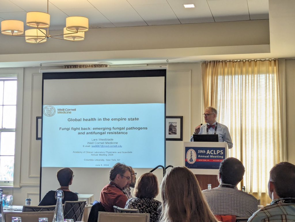 Melissa Cushing (@cushing_melissa) on Twitter photo Dr. Lars Westblade gave an incredible talk on fungal pathogens this morning <a href="/ACLPS_/">ACLPS</a> <a href="/WCMCPathology/">Weill Cornell Medicine Pathology</a> <a href="/WCM_ID/">Weill Cornell Infectious Diseases Division</a> Dr. Lars Westblade gave an incredible talk on fungal pathogens this morning <a href="/ACLPS_/">ACLPS</a> <a href="/WCMCPathology/">Weill Cornell Medicine Pathology</a> <a href="/WCM_ID/">Weill Cornell Infectious Diseases Division</a>