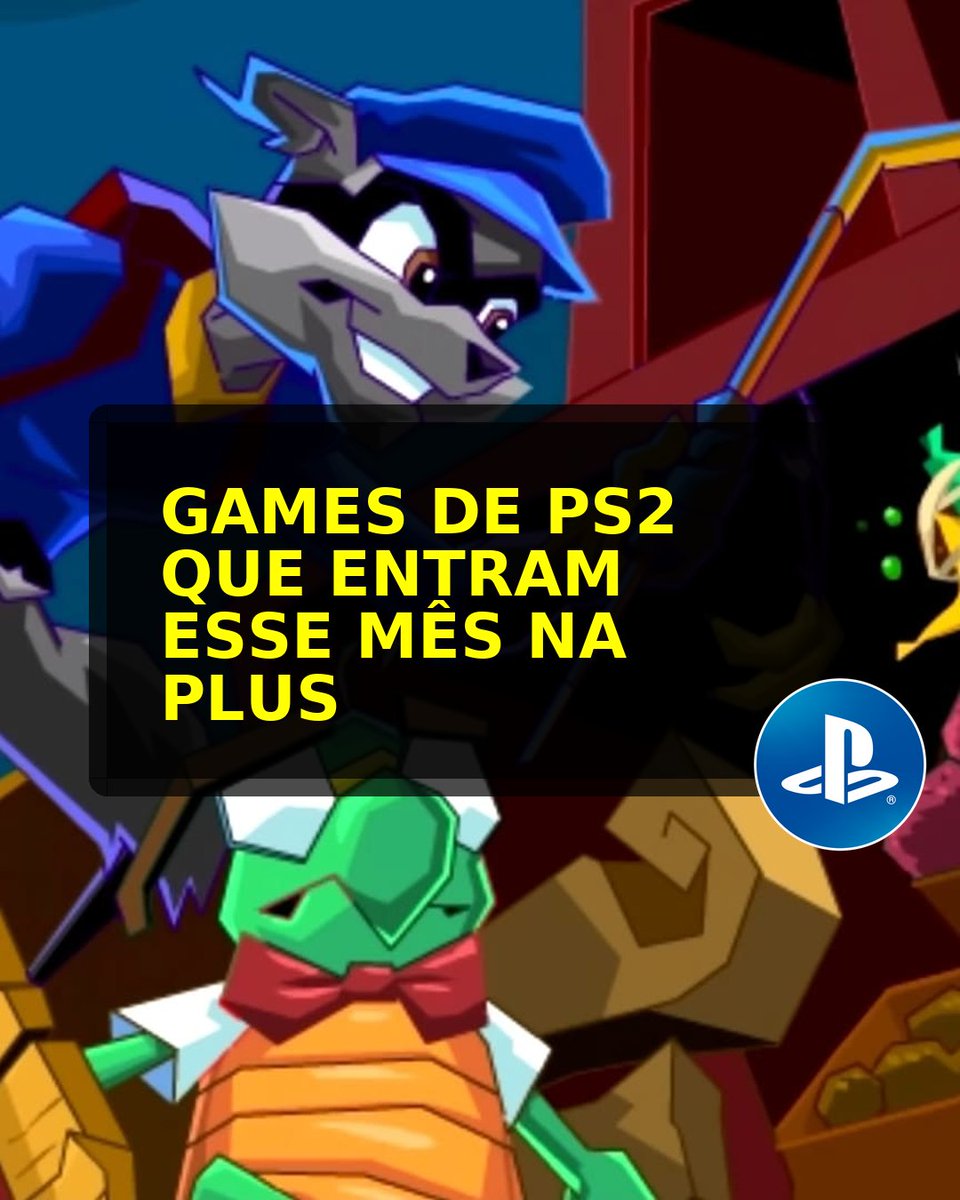 didicoia's tweet image. Primeira leva de clássicos de PS2 no PS5 em 11 de junho! Star Wars: The Clone Wars, Tomb Raider: Legend e Sly Cooper and the Thievius Racoonus. Disponíveis para PS Plus e na PS Store com suporte a troféus e melhorias gráficas. 🎮✨ #PlayStation #PS2Classics #GamingNews