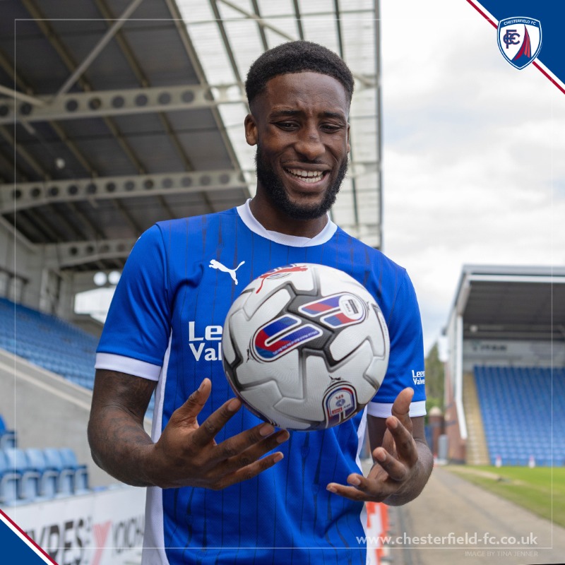 ChesterfieldFC's tweet photo. 📝 Defender Chey Dunkley has joined the club following the expiry of his contract at Shrewsbury Town, subject to approval from the governing bodies.

Read more here ⬇️

#Spireites
