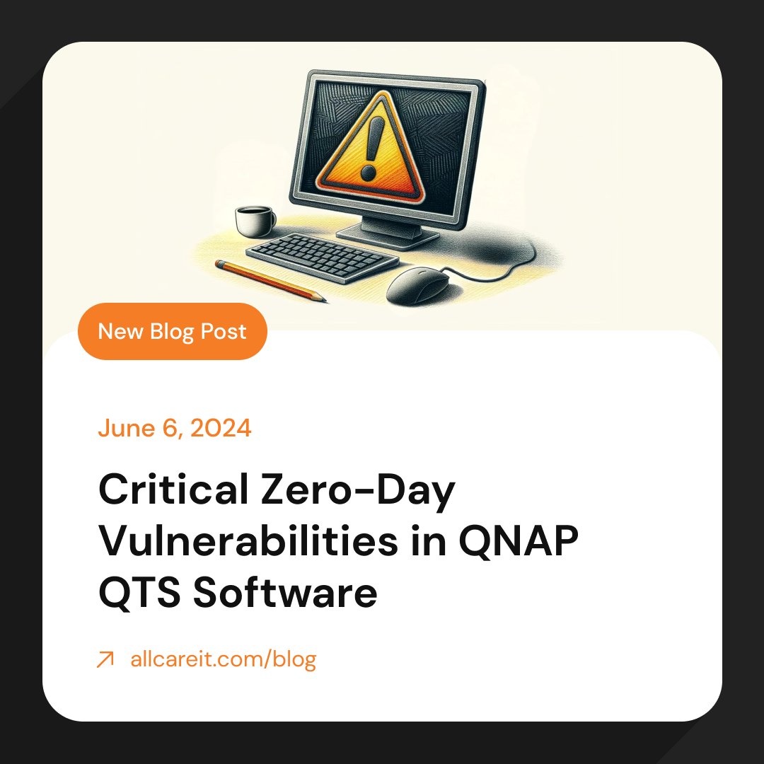 Multiple critical zero-day vulnerabilities in QNAP's QTS software have been identified. Learn how to protect your network and data from these severe threats.

#CyberSecurity #QNAP #ZeroDay
