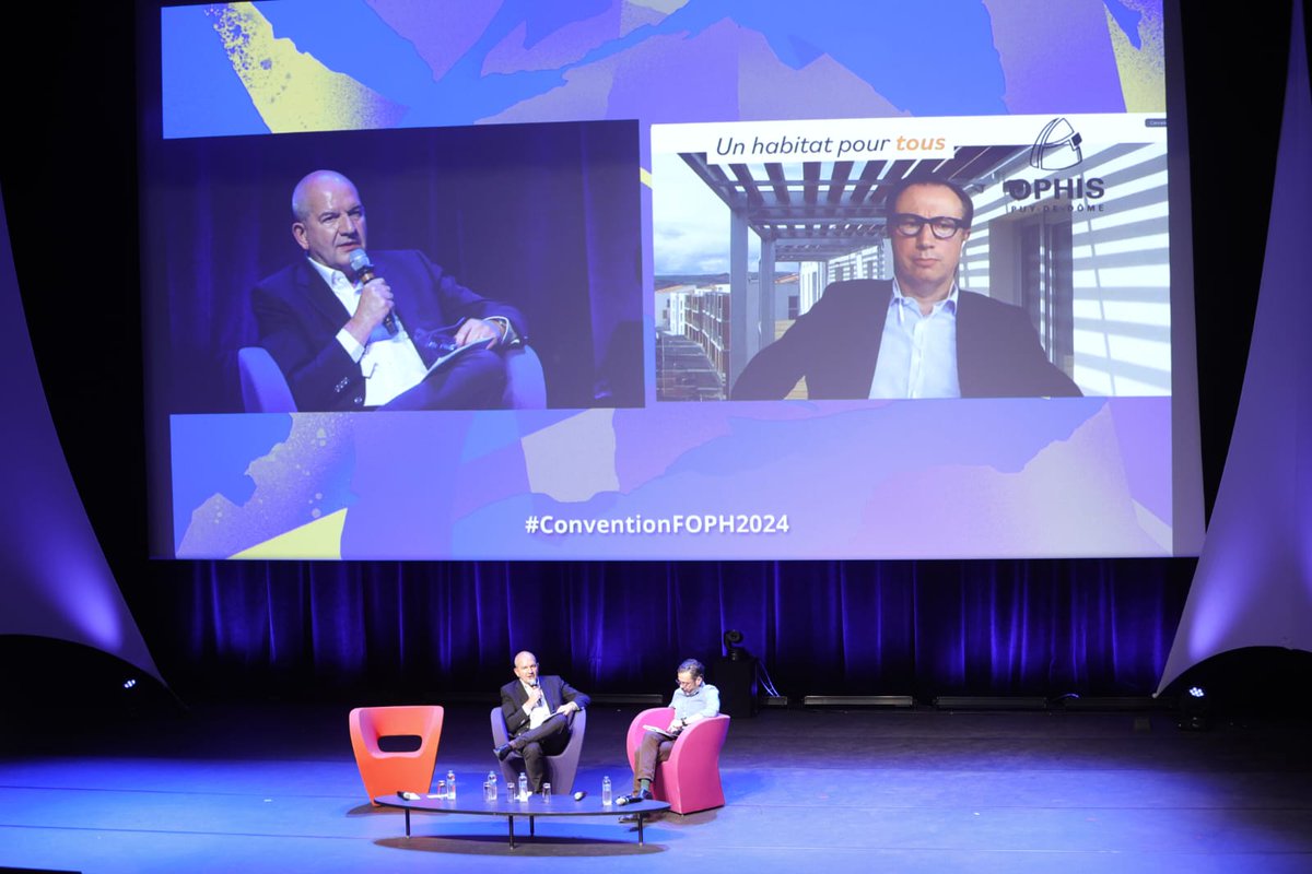<a href="/goyard_l/">Laurent Goyard</a>, DG <a href="/federationOPH/">Fédération des Offices Publics de l'Habitat</a> et P. Brunet-Debaines, DG <a href="/Ophis63/">OPHIS Puy-de-Dôme</a>, échangent sur la situation "In House" ou non des #OPH vis-à-vis de leur collectivité de rattachement, c'est-à-dire la possibilité d'intervenir pour le compte de cette dernière sans mise en concurrence par celle-ci.