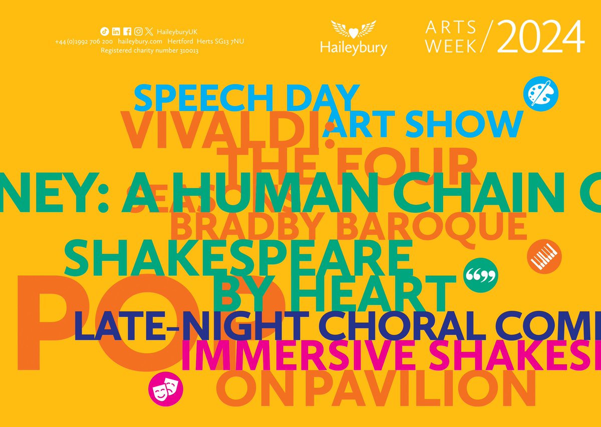 We are all very excited for Arts Week this year at Haileybury!

Starting on June 17th, the school will be buzzing with a multitude of talented students that will be putting on quite the show!

Follow this link for more information… haileybury.com/events/categor…

#haileybury #artsweek