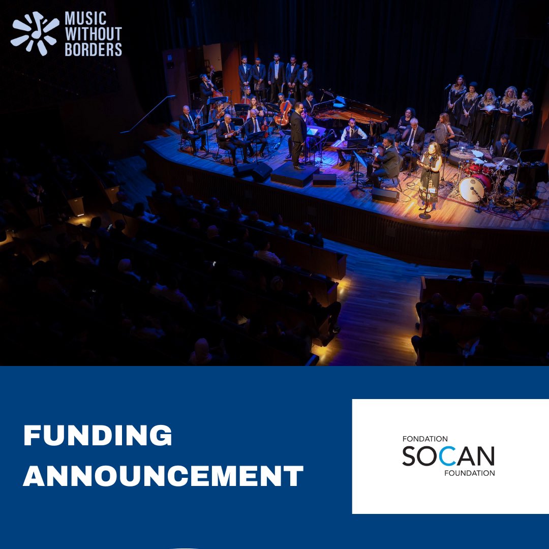 Music Without Borders- Musique Sans Frontières (@mwb_canada) on Twitter photo We're thrilled to announce that we have received funding from the <a href="/SOCANFoundation/">SOCAN Foundation</a>!
Stay tuned for updates on how this amazing support is making a difference! 🙌
#MusicWithoutBorders #MusicWithoutBordersCanada #MusiqueSansFrontières #SOCAN #SOCANfoundation We're thrilled to announce that we have received funding from the <a href="/SOCANFoundation/">SOCAN Foundation</a>!
Stay tuned for updates on how this amazing support is making a difference! 🙌
#MusicWithoutBorders #MusicWithoutBordersCanada #MusiqueSansFrontières #SOCAN #SOCANfoundation