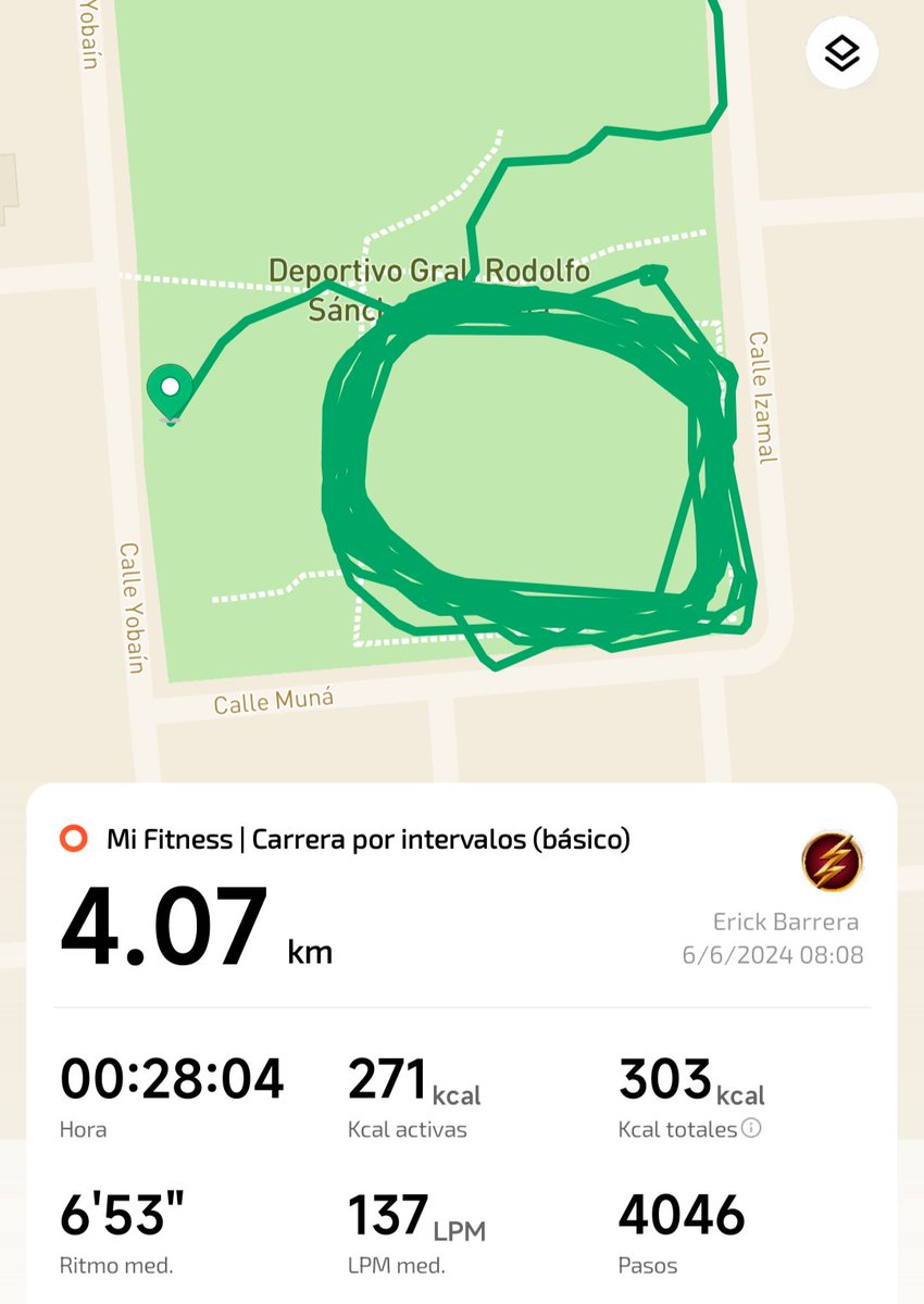 barreraerick89's tweet photo. Definitivamente caminar entre cada intervalo no es lo nuestro 🥲
#Jueves de #Intervalos
@ComuniRunners @CanalRunning @ManicomioRunner @CorroAMiPaso @MeEncantaCorrer https://t.co/5rzd9mtTE9