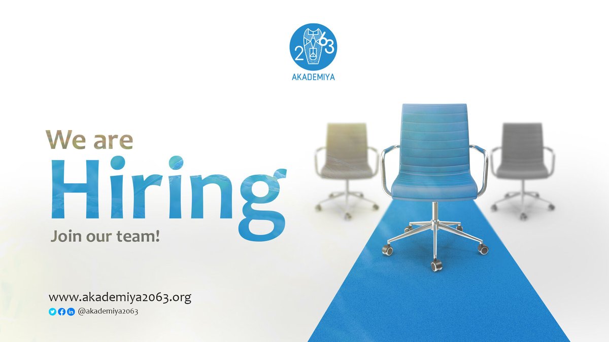 Don't miss out! @AKADEMIYA2063 is hiring a Content Developer. If you have experience in communication and a passion for Africa’s development, 𝗮𝗽𝗽𝗹𝘆 𝗯𝘆 𝗝𝘂𝗻𝗲 𝟭𝟰, 𝟮𝟬𝟮𝟰. 🌍📝 #NowHiring #ContentDeveloper

Learn more: shorturl.at/8uNtC