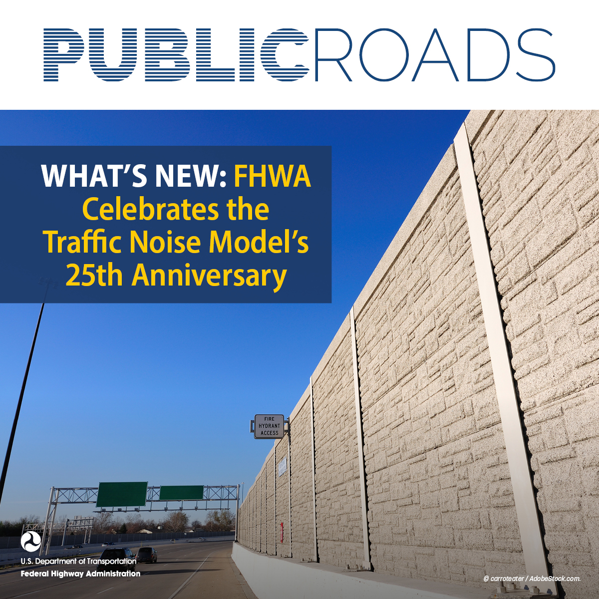 FHWA marks 25 years of Traffic Noise Models (TNM) helping transportation stakeholders comply with regulatory requirements. Learn how TNM calculates the reduction in traffic noise from features like noise walls. #PublicRoads bit.ly/3StkB11