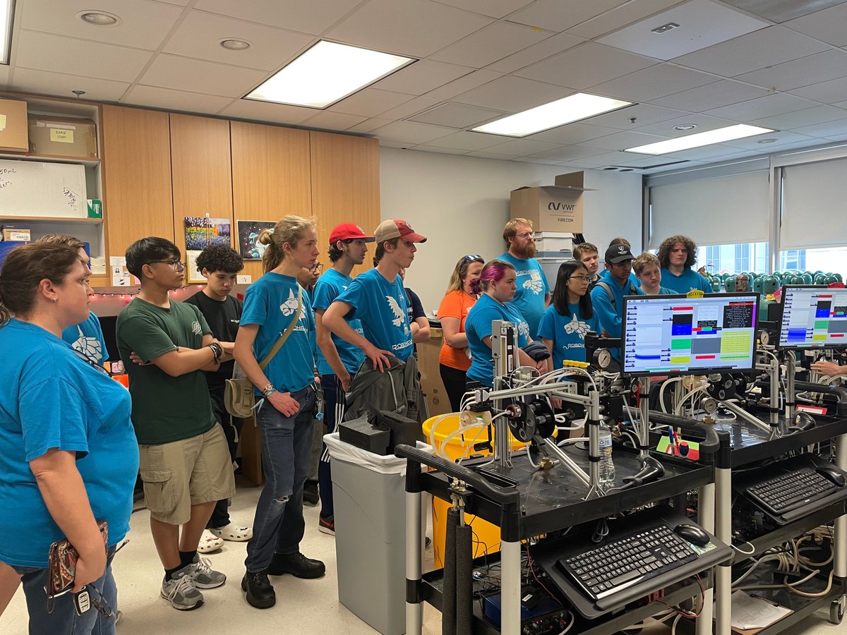 Russell Ray (@molecularneuro) on Twitter photo Big thanks to <a href="/DrSavannahLusk/">Dr. Savannah Lusk</a> for hosting the L.C. Bird Robohawks (buff.ly/3yHQewr), a high school team attending the World Championships for High School Robotics Teams in Houston that stopped by to see our Looper platform for #SIDS research. Big thanks to <a href="/DrSavannahLusk/">Dr. Savannah Lusk</a> for hosting the L.C. Bird Robohawks (buff.ly/3yHQewr), a high school team attending the World Championships for High School Robotics Teams in Houston that stopped by to see our Looper platform for #SIDS research.