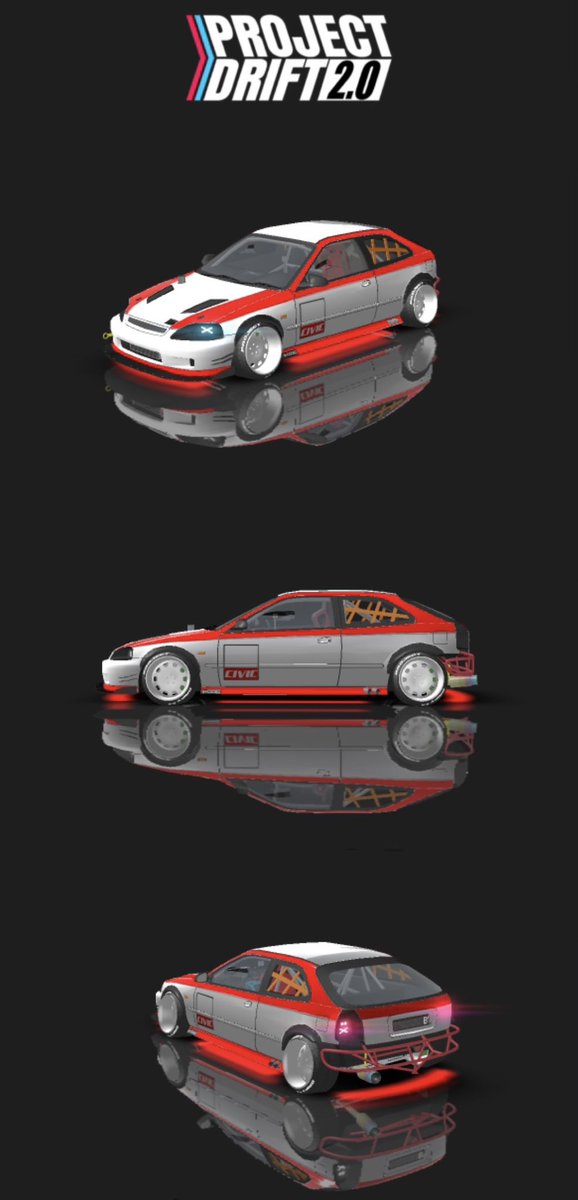 ina_zumaaa_rs68's tweet image. #projectdrift 
シビック環状族仕様
このゲームはFFでドリフトができます🤗