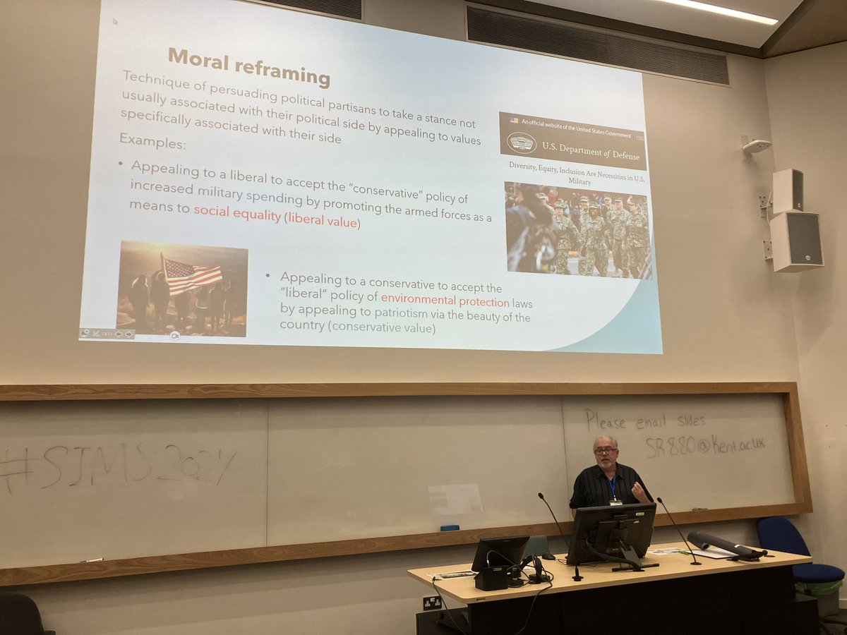 Hirotaka Imada (@hiro_imada) on Twitter photo The second last! <a href="/RogertheGS/">Roger Giner-Sorolla</a> talking about willingness to use moral reframing
#SIMS2024 The second last! <a href="/RogertheGS/">Roger Giner-Sorolla</a> talking about willingness to use moral reframing
#SIMS2024