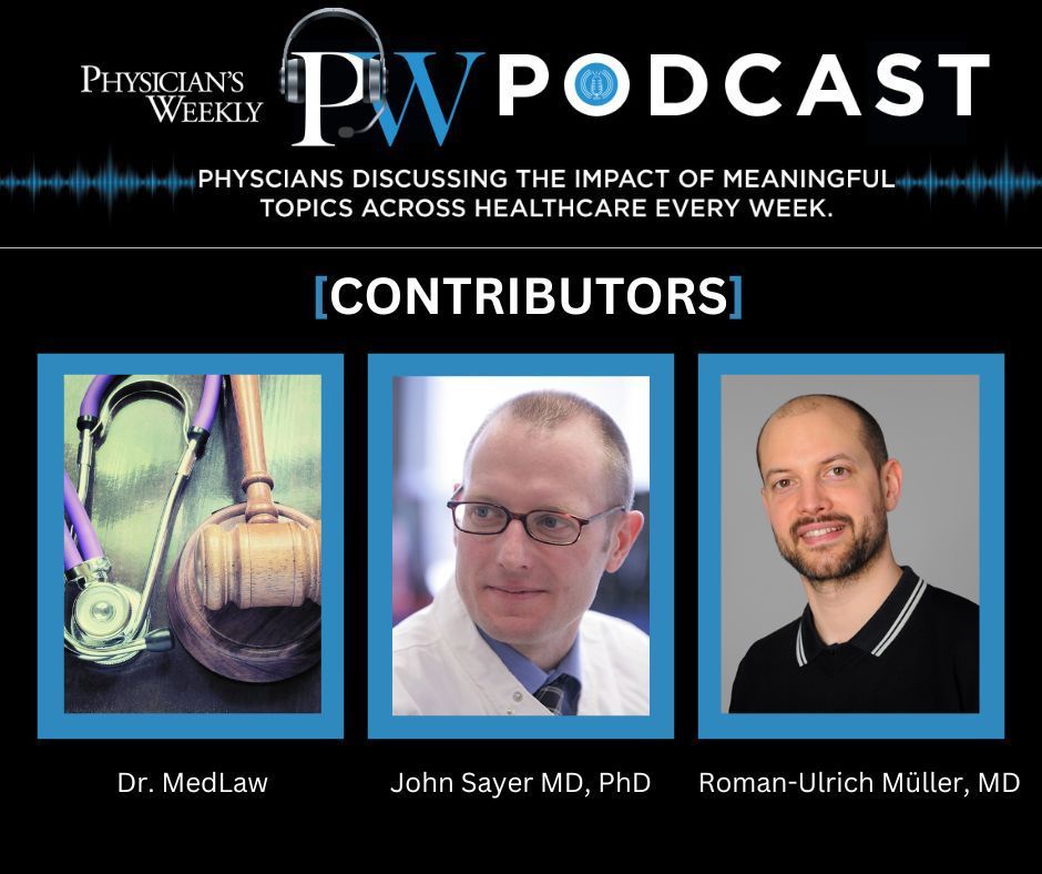 Physician's Weekly (@physicianswkly) on Twitter photo PW #Podcast!
Drs. <a href="/johnasayer/">john sayer</a> of <a href="/UniofNewcastle/">Newcastle University</a> and <a href="/MuellerRom/">Roman-Ulrich Müller</a> of <a href="/UniCologne/">Universität zu Köln</a> discuss how 1/3 of #renal failure is due to faulty #genes, and we talk ethics of #sequencing babies. Also, Dr. #MedLaw advises on handling negative #OnlineReviews.
Tune in: buff.ly/3Vr1AOh PW #Podcast!
Drs. <a href="/johnasayer/">john sayer</a> of <a href="/UniofNewcastle/">Newcastle University</a> and <a href="/MuellerRom/">Roman-Ulrich Müller</a> of <a href="/UniCologne/">Universität zu Köln</a> discuss how 1/3 of #renal failure is due to faulty #genes, and we talk ethics of #sequencing babies. Also, Dr. #MedLaw advises on handling negative #OnlineReviews.
Tune in: buff.ly/3Vr1AOh