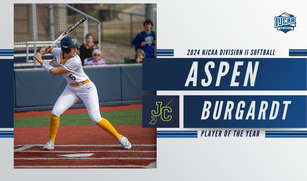 NJCAA Softball (@njcaasoftball) on Twitter photo 🏆 Breaking records and winning awards!
<a href="/JCCCAthletics/">JCCC Athletics</a> Aspen Burgardt is the 2024 #NJCAASoftball DII Player of the Year!
The freshman set the school record for home runs in a season.
Full Release ➡️njcaa.org/sports/sball/2… 🏆 Breaking records and winning awards!
<a href="/JCCCAthletics/">JCCC Athletics</a> Aspen Burgardt is the 2024 #NJCAASoftball DII Player of the Year!
The freshman set the school record for home runs in a season.
Full Release ➡️njcaa.org/sports/sball/2…