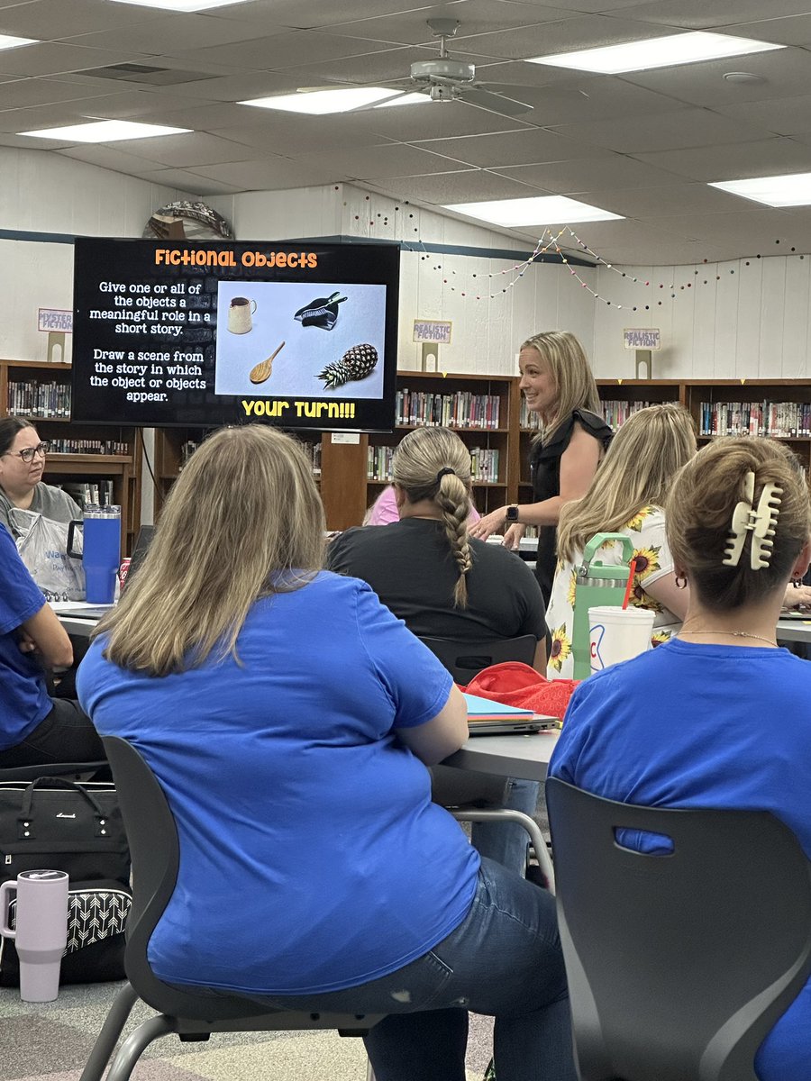 Having a wonderful day with <a href="/CarrieJoWallace/">Carrie-Jo Wallace</a> in #RobinsonISD! Learning so many ways to engage students, encourage creativity and connect to content! She is meeting all areas PK-12 and all content areas!