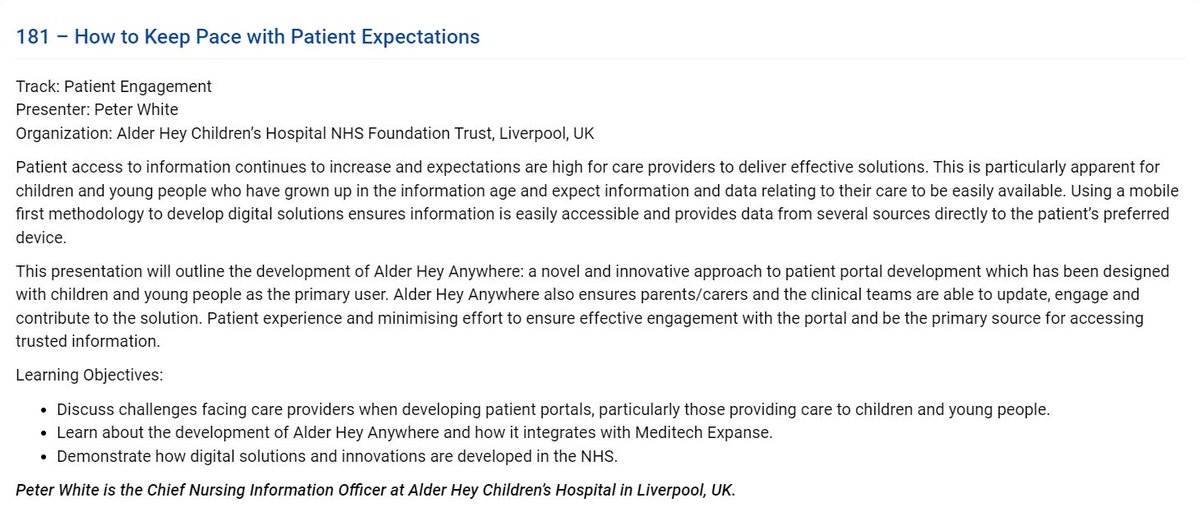 iDigital 💙 (@idigitalnhs) on Twitter photo Last week was the 2024 MUSE Inspire Conference- which showcased an array of presentations, a robust exhibit hall, and more!
Peter, our Chief Nursing Information Officer, represented <a href="/AlderHey/">🏥 Alder Hey 💙</a> with a presentation entitled 'How to Keep Pace with Patient Expectations'🙌👍#MUSE24 Last week was the 2024 MUSE Inspire Conference- which showcased an array of presentations, a robust exhibit hall, and more!
Peter, our Chief Nursing Information Officer, represented <a href="/AlderHey/">🏥 Alder Hey 💙</a> with a presentation entitled 'How to Keep Pace with Patient Expectations'🙌👍#MUSE24