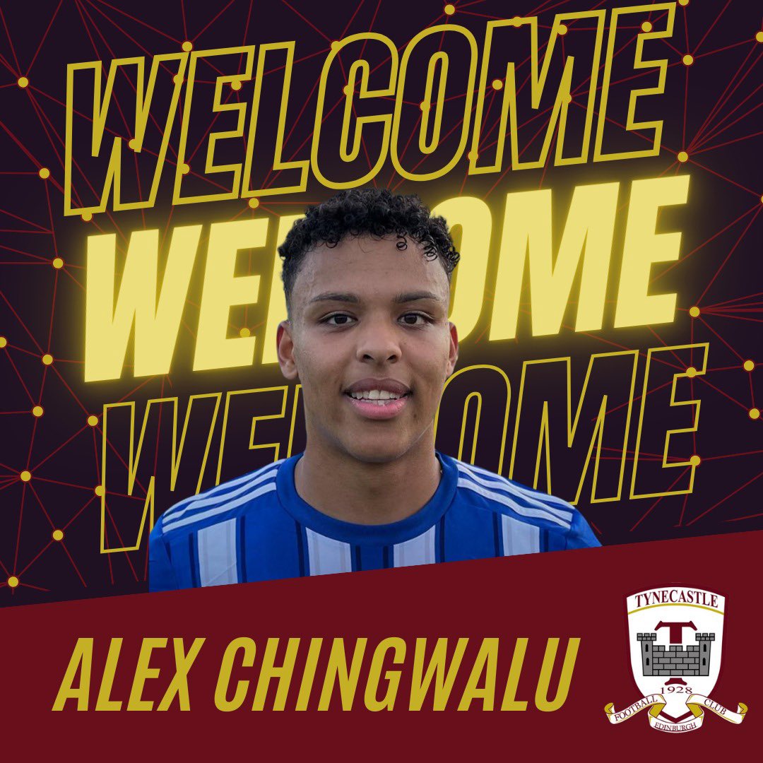 We are delighted to announce the signing of Alex Chingwalu.

Alex joins us from Crossgates Primrose and becomes Rob Harts’ second summer signing. 

Welcome Alex 🤝