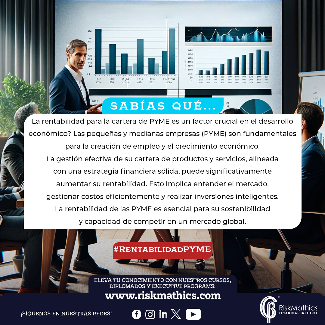 Eleva tu conocimiento sobre Rentabilidad de PYME con nuestro Training Program: 
riskmathics.com/landing/ACP2024
Contáctanos al correo: derivatives@riskmathics.com o llama al +52 55 5536 3597

#riskmathics #SabíasQué #RentabilidadPYME #AnálisisDeCrédito #PYMEs