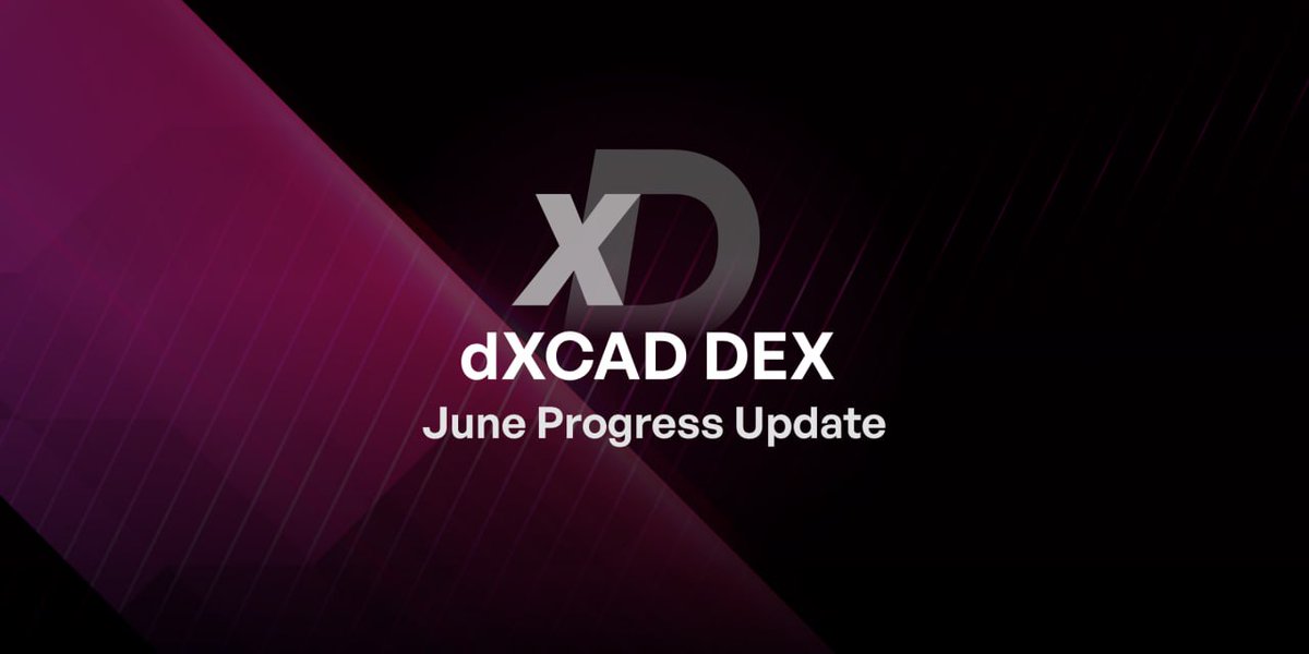 We are happy to share our latest progress update and address community feedback and suggestions. Read more in the medium article blog.dxcadswap.com/june-progress-…