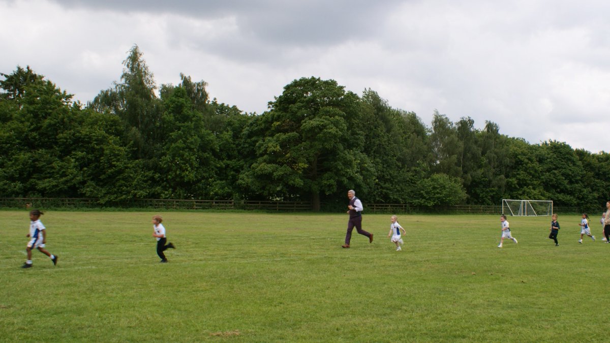 SaintNicksSch's tweet photo. This morning, our amazing #StNicksPreSch pupils took part in #RaceforLife and have raised an incredible £785 so far! Parents and staff cheered them on, and Mr Ayres joined them for a lap. We're so proud of their enthusiasm and effort! #StNicksEarlyYears #StNicksCommunity https://t.co/L50eupPzGy