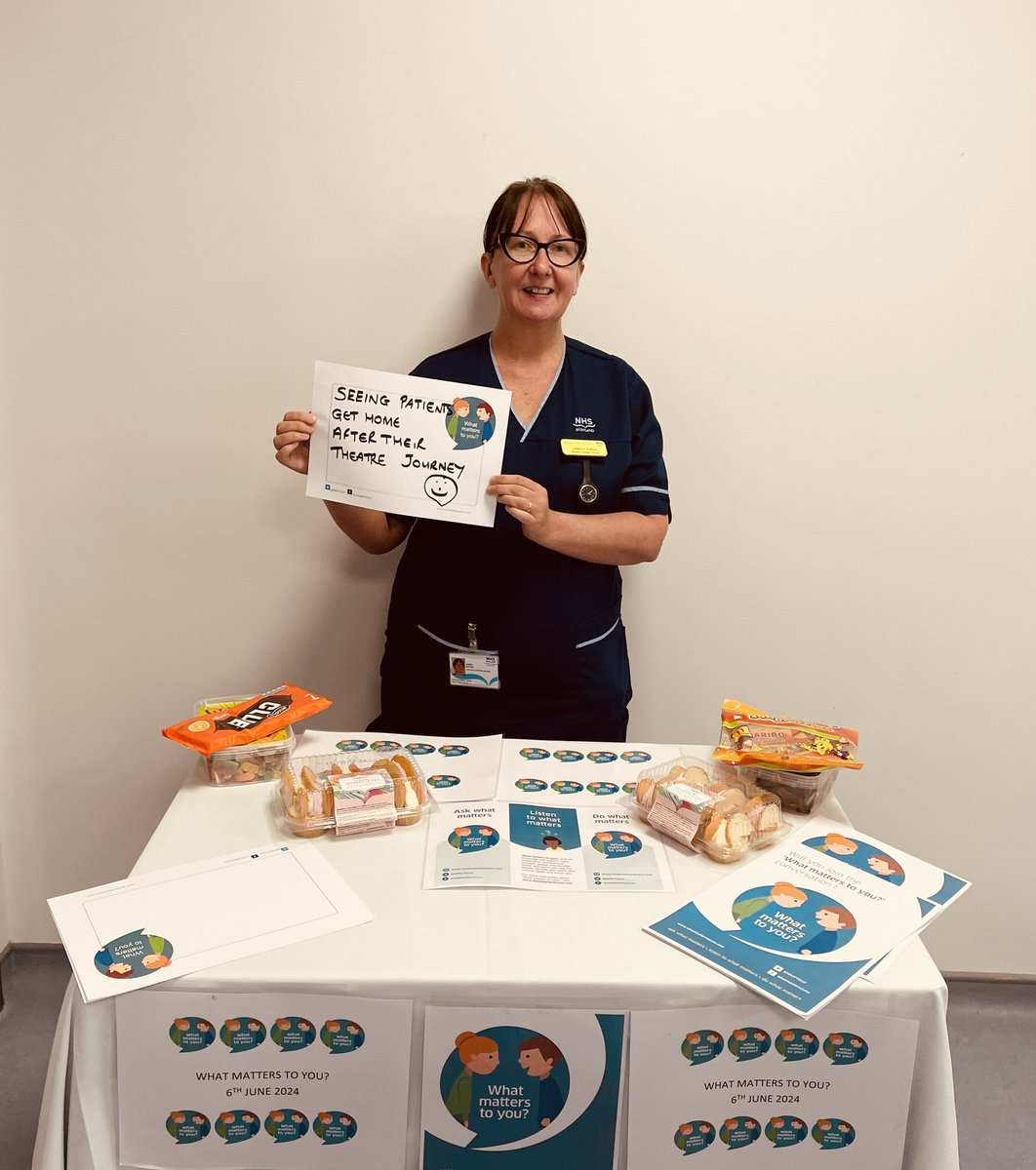 #WMTY24
Celebrating what matters to you day 2024 in Day Surgery New Victoria Hospital