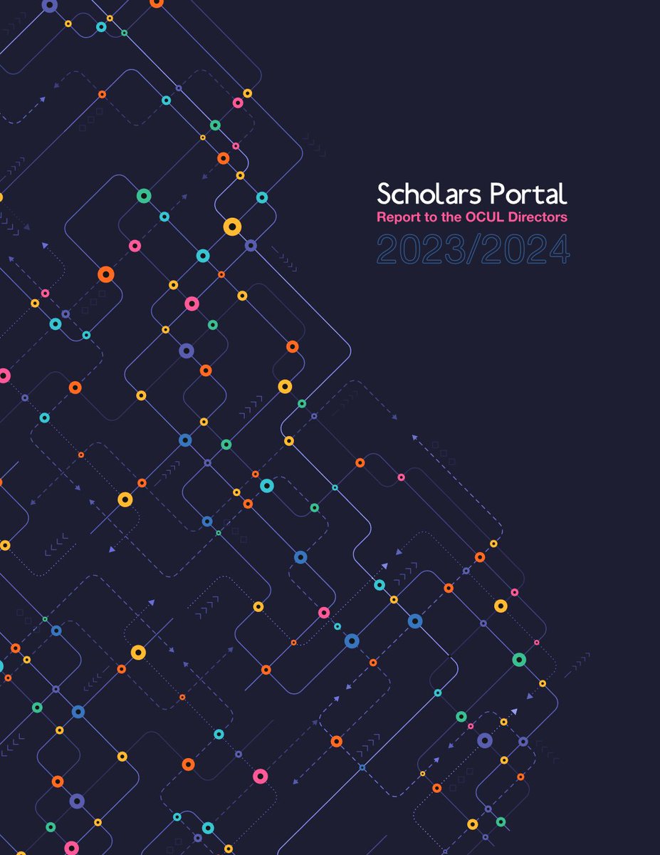 The 2024 Scholars Portal Annual Report is here!

In line with our theme for SP Days 2024: Collaborative Intelligence, the report reflects Scholars Portal’s collaborative infrastructure, collections, and assessment over the past year. 

Read the report now: bit.ly/4aTsPWl