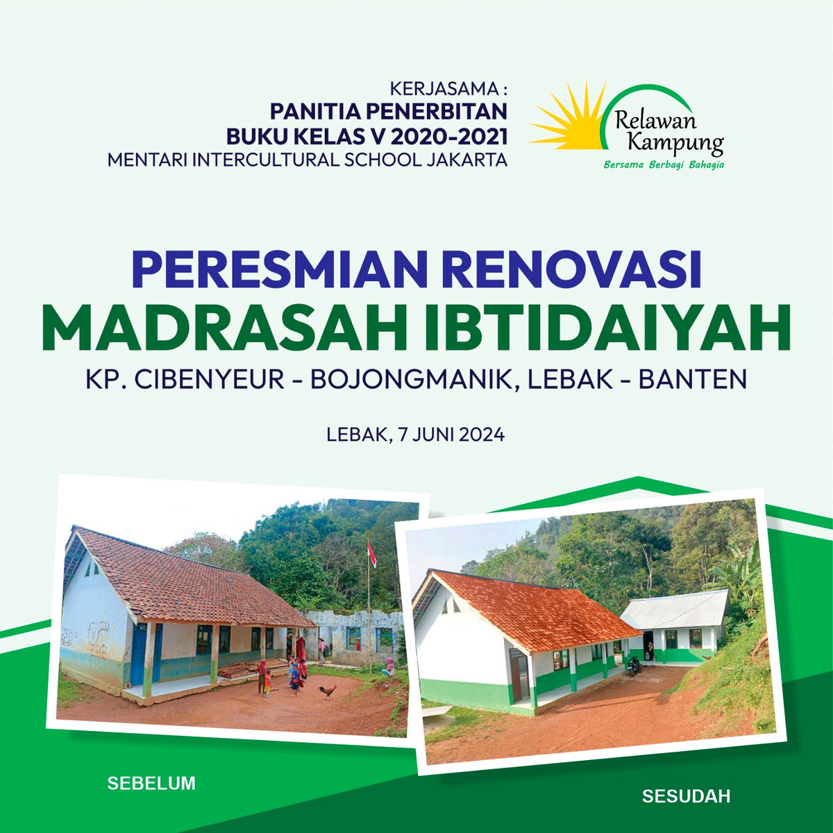 kirdiat's tweet photo. Satu dari sekian sekolah di sekitar Baduy #RelawanKampung https://t.co/Z6CafY7NOF