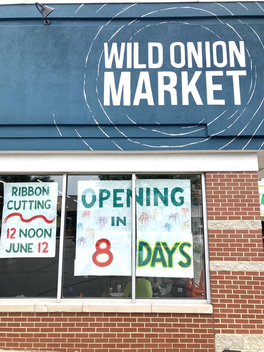 🎉 After a decade-plus journey, Wild Onion Market is opening! 🎉 Join us on June 12 for our ribbon-cutting ceremony at noon. Our co-op serves Rogers Park, Edgewater, West Ridge, and Evanston. Become an owner today. ow.ly/U5Ge50SaYbO
 #GrandOpening #ShopLocal
