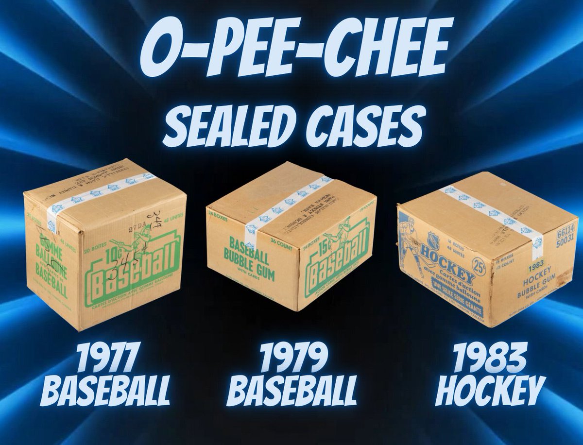 Heritage_Sport's tweet photo. Untouched since they left the factory! ๐ฆ๐ฎ
Our July Card Auction has a huge selection of unopened wax including three O-Pee-Chee factory sealed cases that weโve never seen before ๐จ๐ฆโพ๏ธ๐ https://t.co/Jy9c87Vn6L