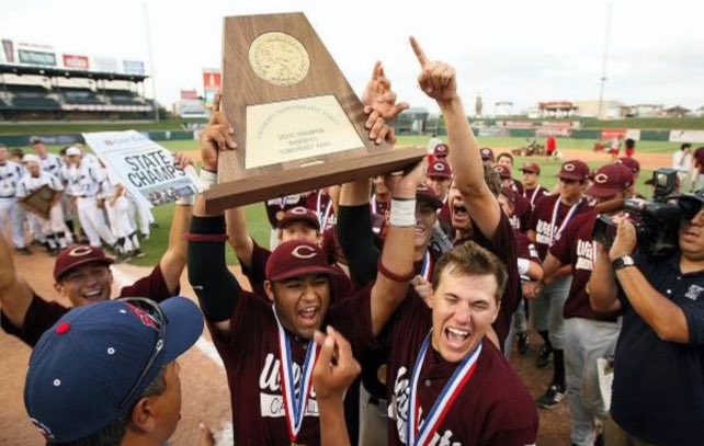 catsiradio's tweet photo. Just realized it was Sixteen years ago yesterday the Cats won the State Championship 11-1 in five innings, mercy rule! Bring it back home boys, she’s been gone to long! #BringItHome #championship #RealRing https://t.co/Q4AntqdPPr
