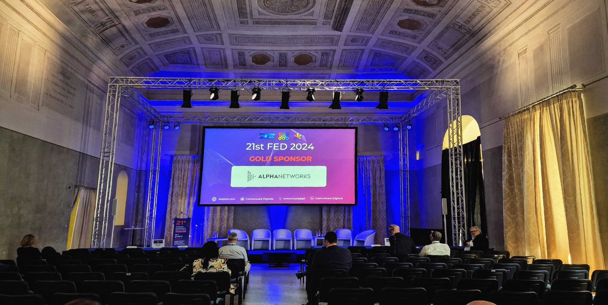 AlphaNetworks_'s tweet photo. 🇮🇹 The kickoff at #FED2024 was amazing!
Join us today & tomorrow to explore how Alpha Networks' solutions empower seamless content management, distribution, & monetization.
Come find us and let's connect! 🤝
#VideoDistribution #StreamingMedia #VideoMonetization #OTT #TechTalk https://t.co/9nWmJkXTKt