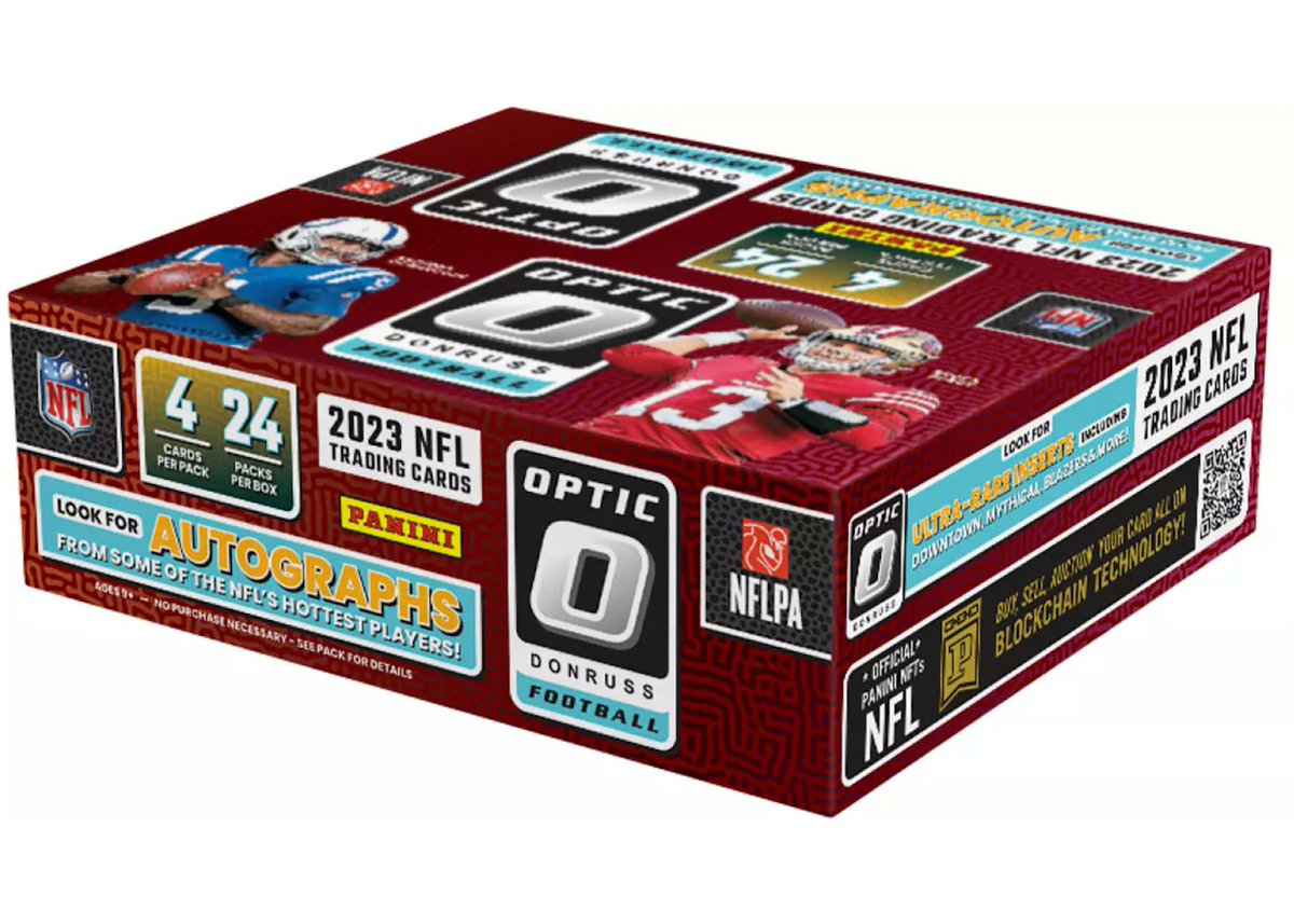 GFNF (@gfnf__) on Twitter photo You didn't believe that our members COOKED 2023 DonRuss Optic NFL Retail last night? 🤣
Let's give 1 away for FREE!
Like + Retweet + Tag 1 of your friends that didn't hit 🤡
Selecting winner next Wednesday ✅ You didn't believe that our members COOKED 2023 DonRuss Optic NFL Retail last night? 🤣
Let's give 1 away for FREE!
Like + Retweet + Tag 1 of your friends that didn't hit 🤡
Selecting winner next Wednesday ✅