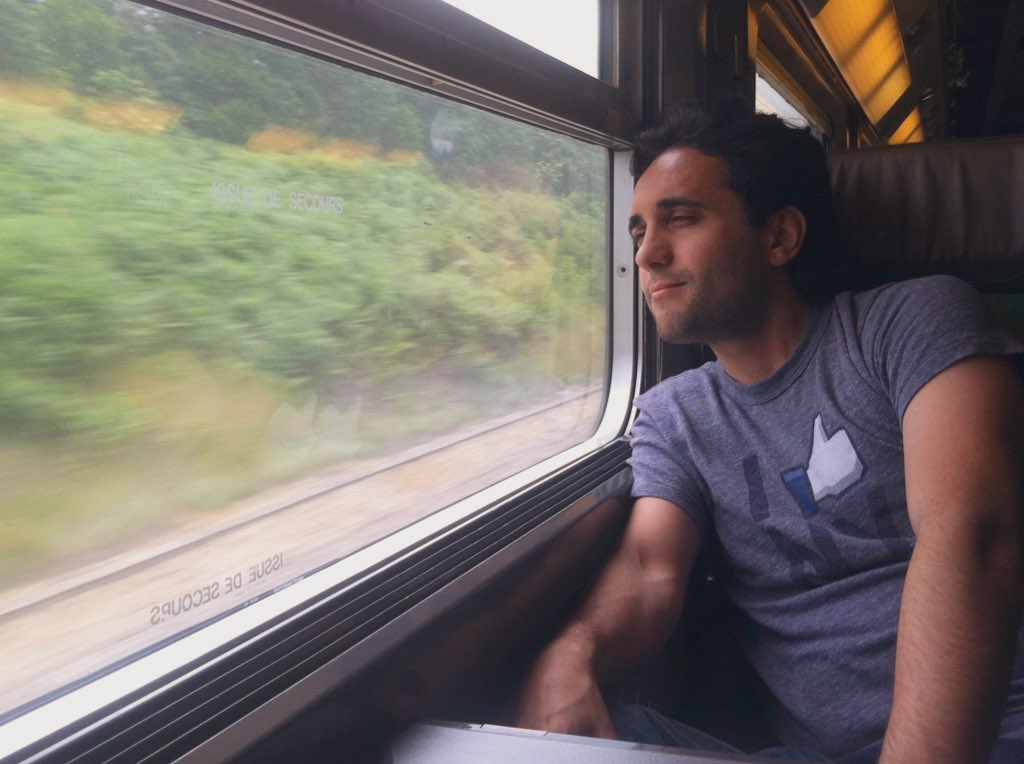dsaezgil's tweet photo. Train riding Europe 10 years ago vs today. Older but happier. #havekids https://t.co/QyJjEHoRzM