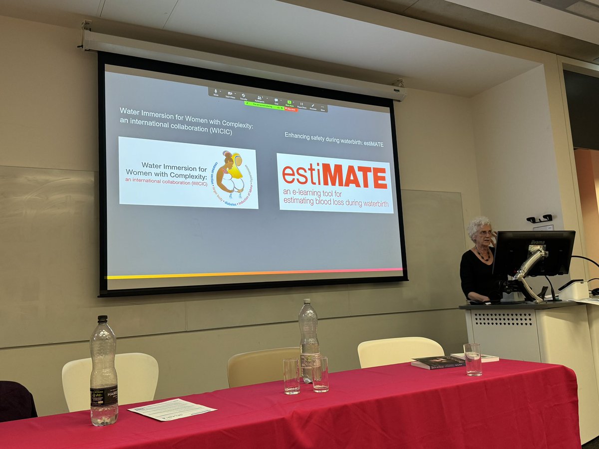 DrMeganCooperRM's tweet photo. One size does not fit all! Replace the binary risk language (ie. low and high risk). @Ethel_Burns_07 wraps up the #SPLASHconference and officially launches our international collaboration #WICIC #waterbirth What an amazing day! Wish it would go on forever! But it will ๐ช๐ป https://t.co/4EYxiPXmkq