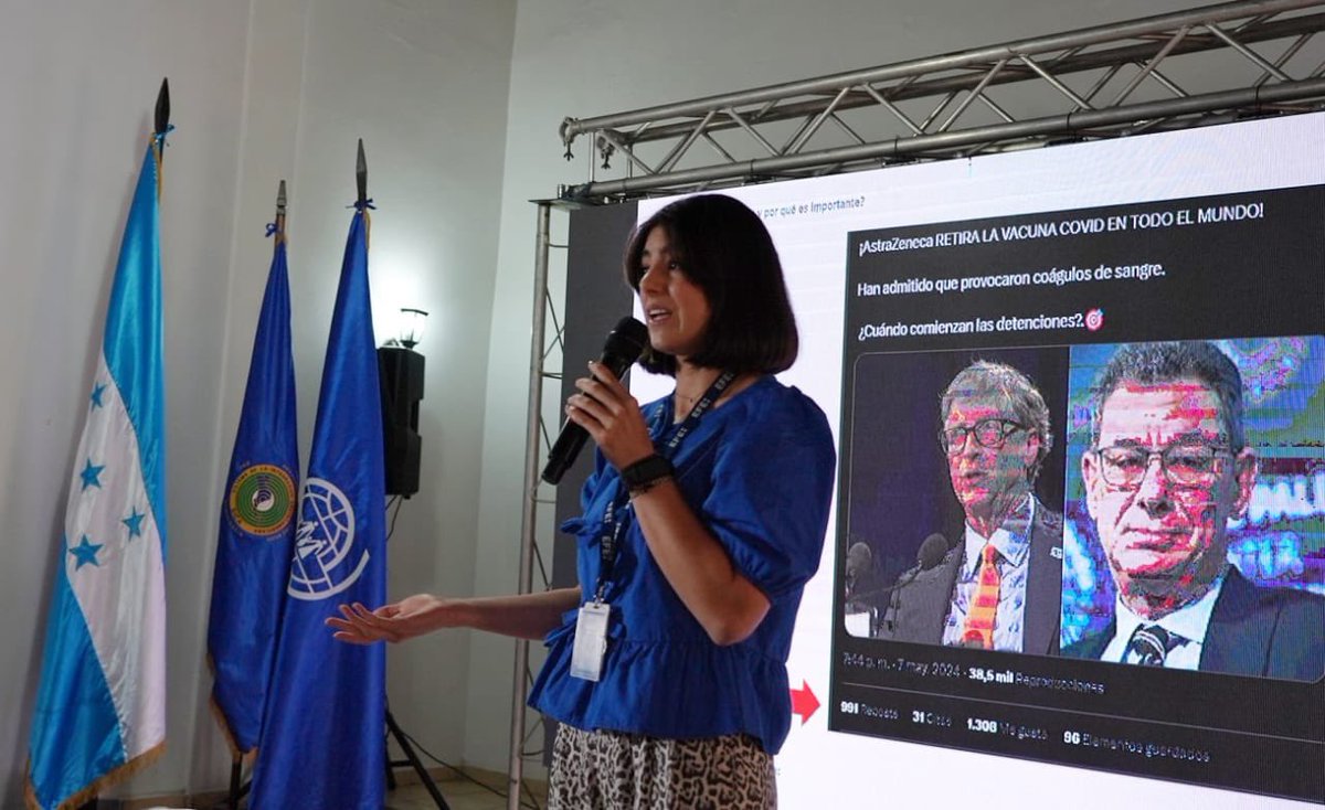 ADabizzi's tweet photo. 20 public officials responsible for communication in the 8 SICA member state migration authorities are exposed to tools &amp; mechanisms to promote and disseminate verified and objective information on migration. Thanks to @EFEVerifica for the specialized contribution!
@EFEnoticias https://t.co/CHXl3zZPbI