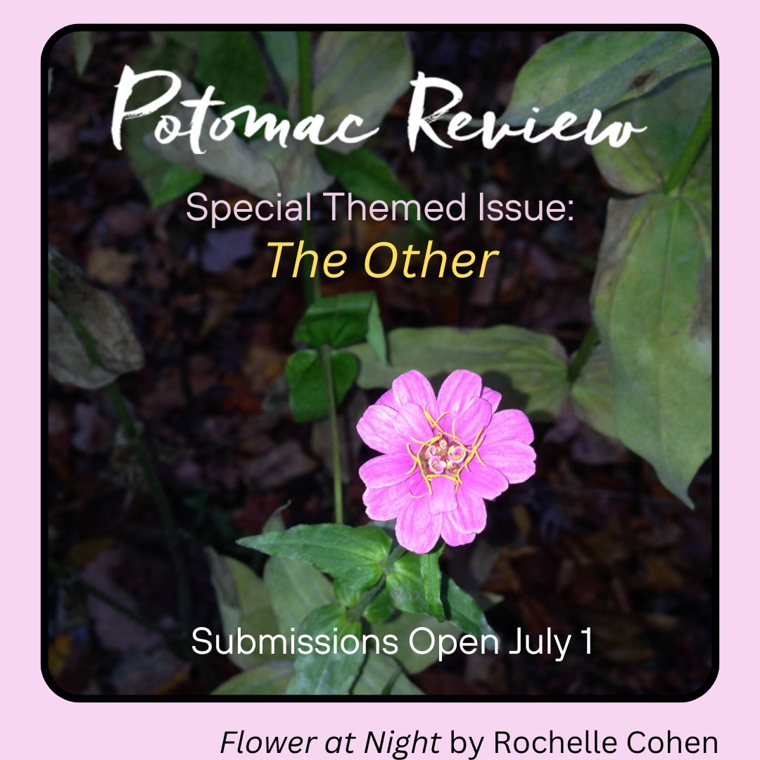 Submissions for “The Other” will be open July 1st – October 1st 2024. We welcome poetry, short fiction, essays, and meditations.  As always, submissions are free. For inspiration, visit: mcblogs.montgomerycollege.edu/potomacreview/…