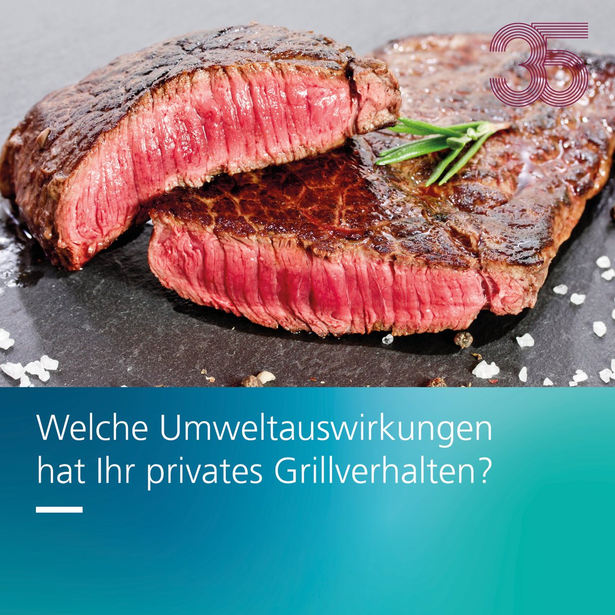 Anlässlich des 35. Jubiläums unsere GaBi-Abteilung geben wir Ihnen Einblick in unser geballtes Nachhaltigkeits-Wissen. Hier rauchen nicht nur die Köpfe – wir beschäftigen uns auch mit den Umweltwirkungen eines Grillabends. Die #Studie ist hier zu finden: mdpi.com/2071-1050/16/3…