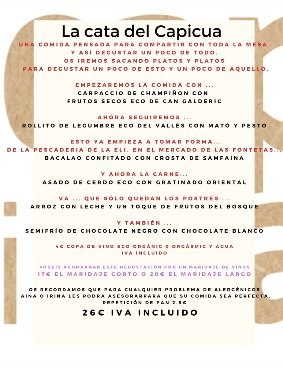 Restaurant Capicua tweet media