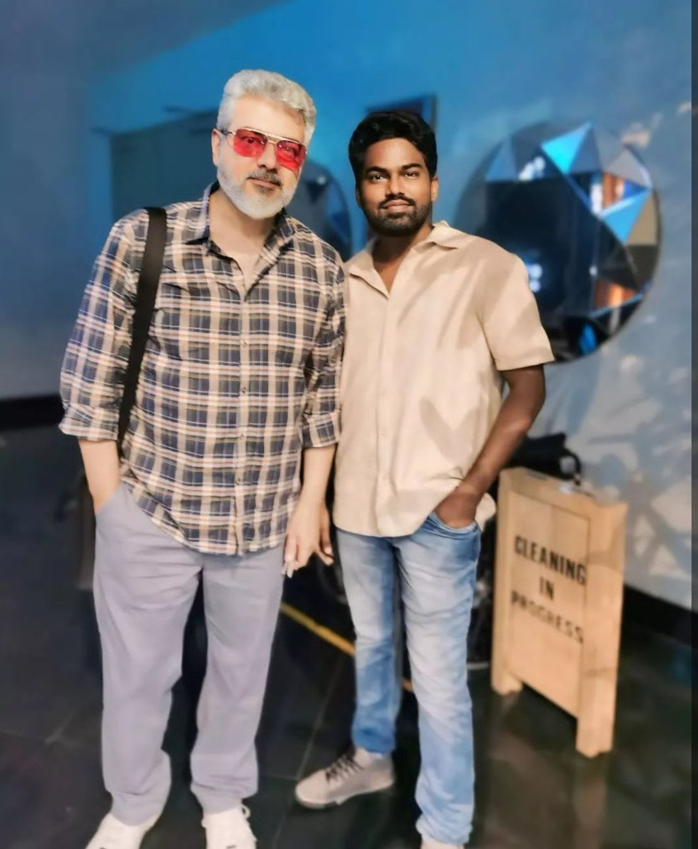 Latest Pic of #Ajith Sir 😎🥵🔥 #Ajithkumar #VidaaMuyarchi #GoodBadUgly