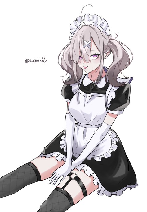 「hair ornament maid headdress」 illustration images(Latest)