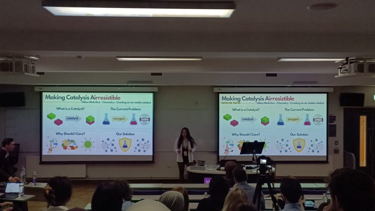 Gillian McArthur 🏴 (@gillianmcarth10) on Twitter photo Was thrilled to be chosen as a finalist at yesterday’s #3MT competition! I had a great time bringing some chemistry to the meeting and hearing about all sorts of exciting research at UoM including everything from beetles to black holes! Thank you <a href="/UoMResDev/">Researcher Development @ University of Manchester</a> for organising! Was thrilled to be chosen as a finalist at yesterday’s #3MT competition! I had a great time bringing some chemistry to the meeting and hearing about all sorts of exciting research at UoM including everything from beetles to black holes! Thank you <a href="/UoMResDev/">Researcher Development @ University of Manchester</a> for organising!