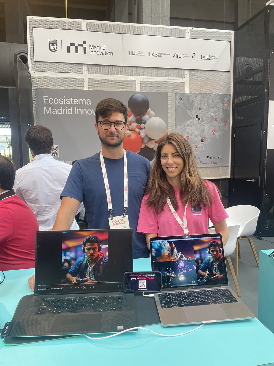 iLABMadrid's tweet image. @Libreexyz está dispuesta a revolucionar el sector de las redes y los videojuegos en el stand de @madridinnova. 👾