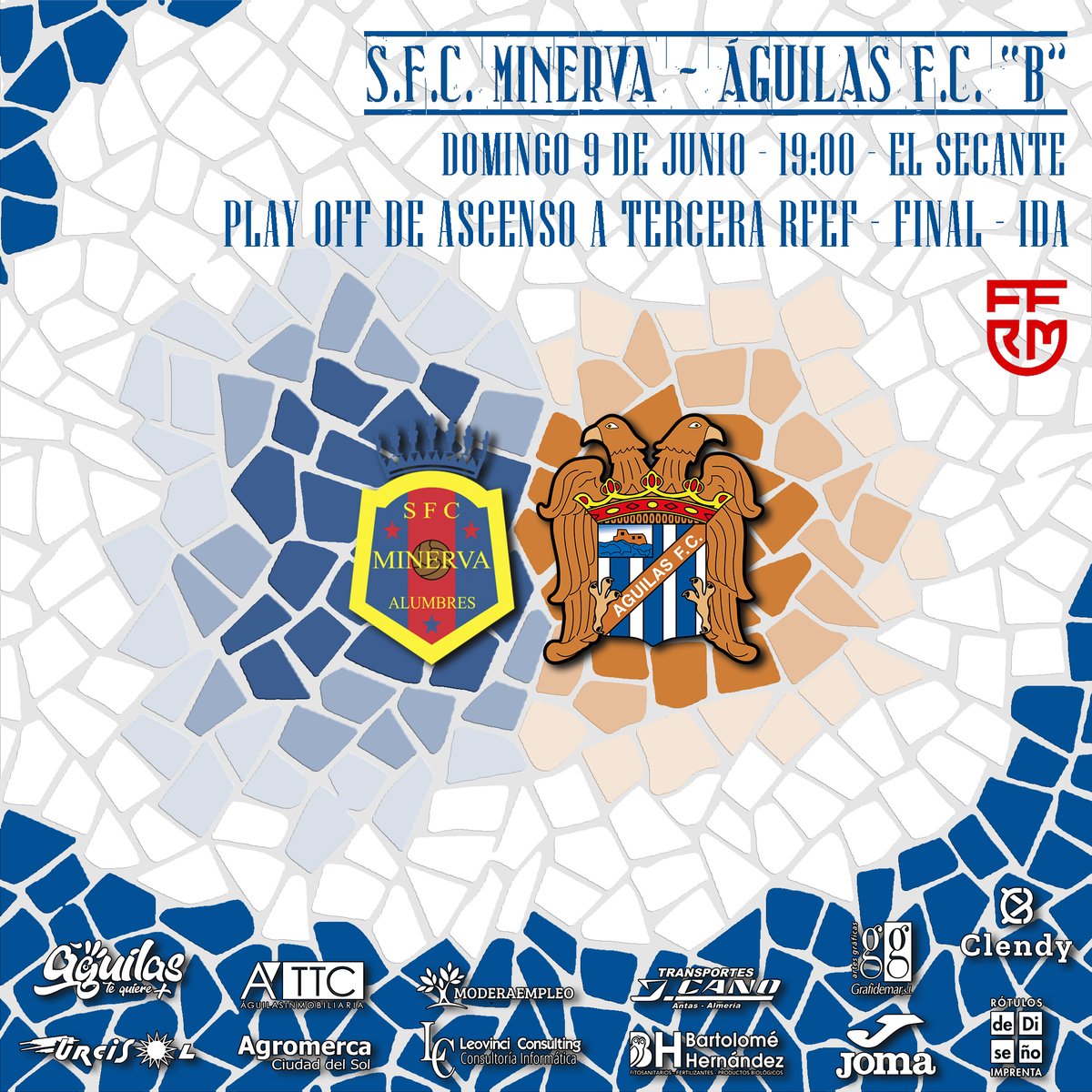 | PRÓXIMO PARTIDO - FILIAL |

📅 Domingo 9 de junio
⏰ 19:00h
🏟️ El Secante
🆚 <a href="/SFCMinerva2/">SFC Minerva</a> 
🏆 Play-Off de ascenso a Tercera RFEF
📍 Final (Ida)

#𝗨́𝗻𝗲𝘁𝗲𝗔𝗡𝘂𝗲𝘀𝘁𝗿𝗮𝗜𝗹𝘂𝘀𝗶𝗼́𝗻💙🤍